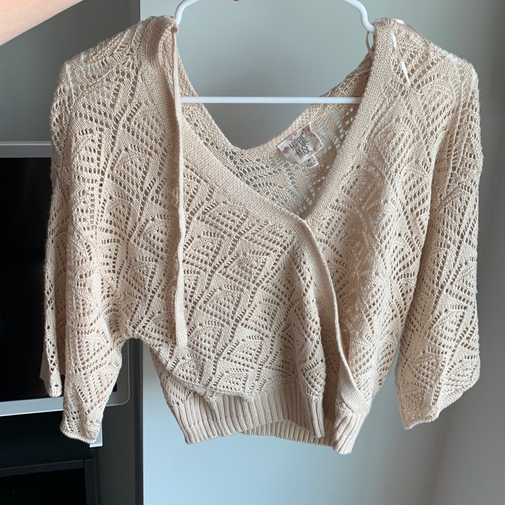 Medium Cute Swimsuit Coverup Light Tan